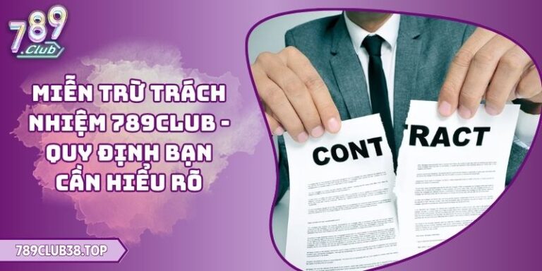 Miễn trừ trách nhiệm