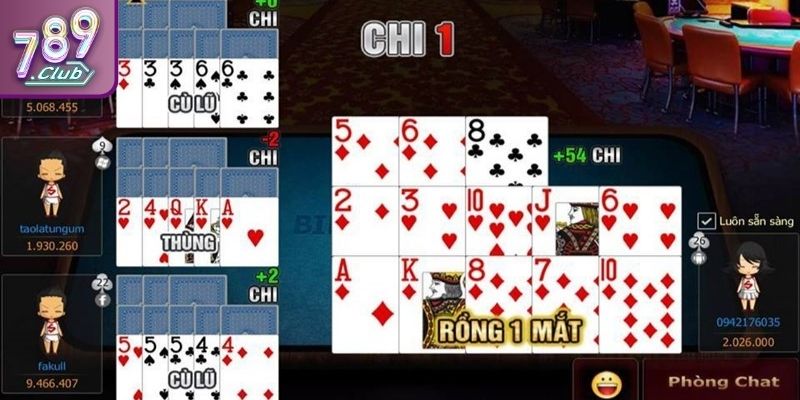 Cách tính điểm và thứ tự bài trong mậu binh