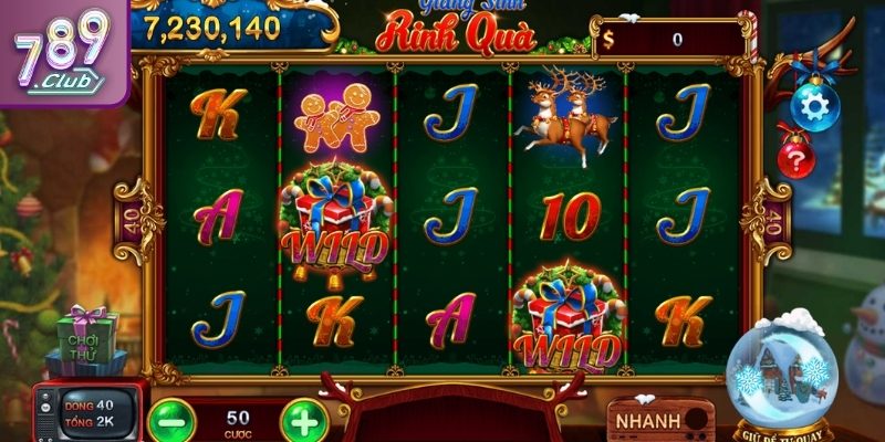 Khai thác free spin Giáng Sinh Rinh Quà 789club hiệu quả